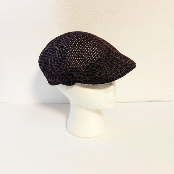 Epoch Mesh Ivy Cap Flat Hat Preppy Newsboy Retro Brown Peaky Blinders - Picture 2 of 6